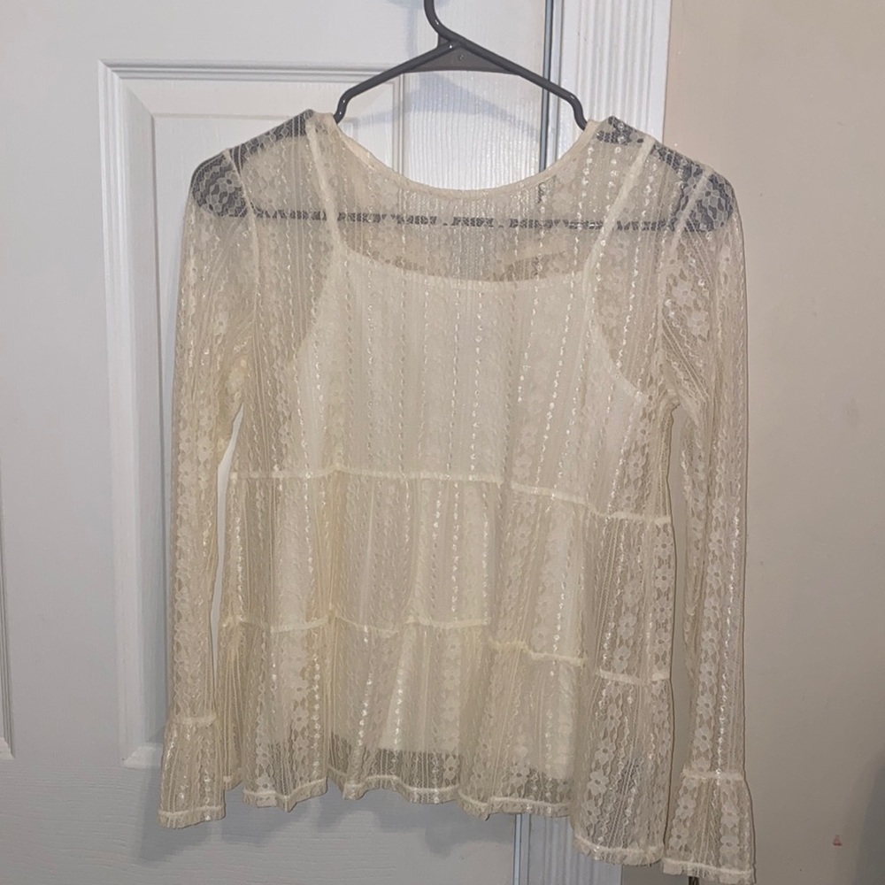 Childrens Lace flow long sleeve